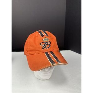 Dale Earnhardt Budweiser Chase Strapback Hat Orange With‎ Black Stripes